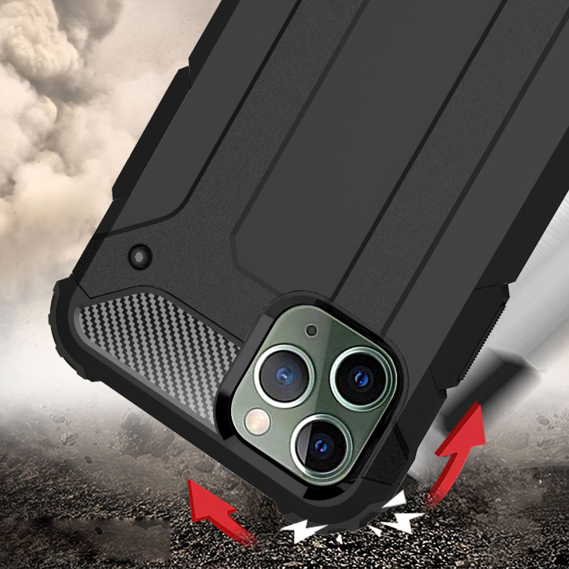 Military Defender Tough Shockproof Case for Apple iPhone 11 Pro - Black